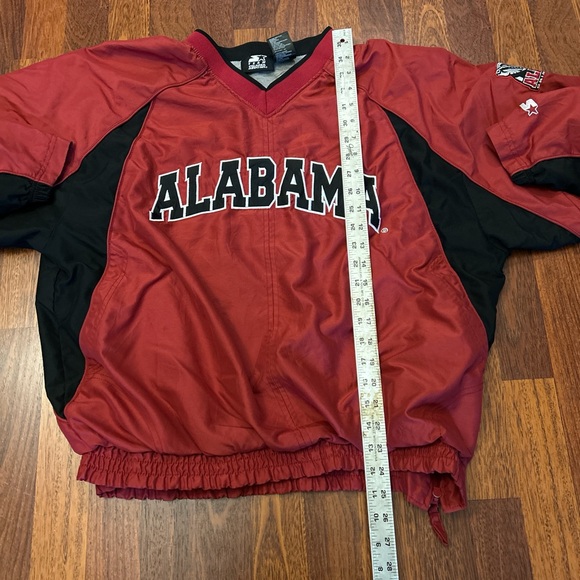 Alabama Crimson Tide Starter Jacket Pullover Windbreaker Size Large - Picture 3 of 5